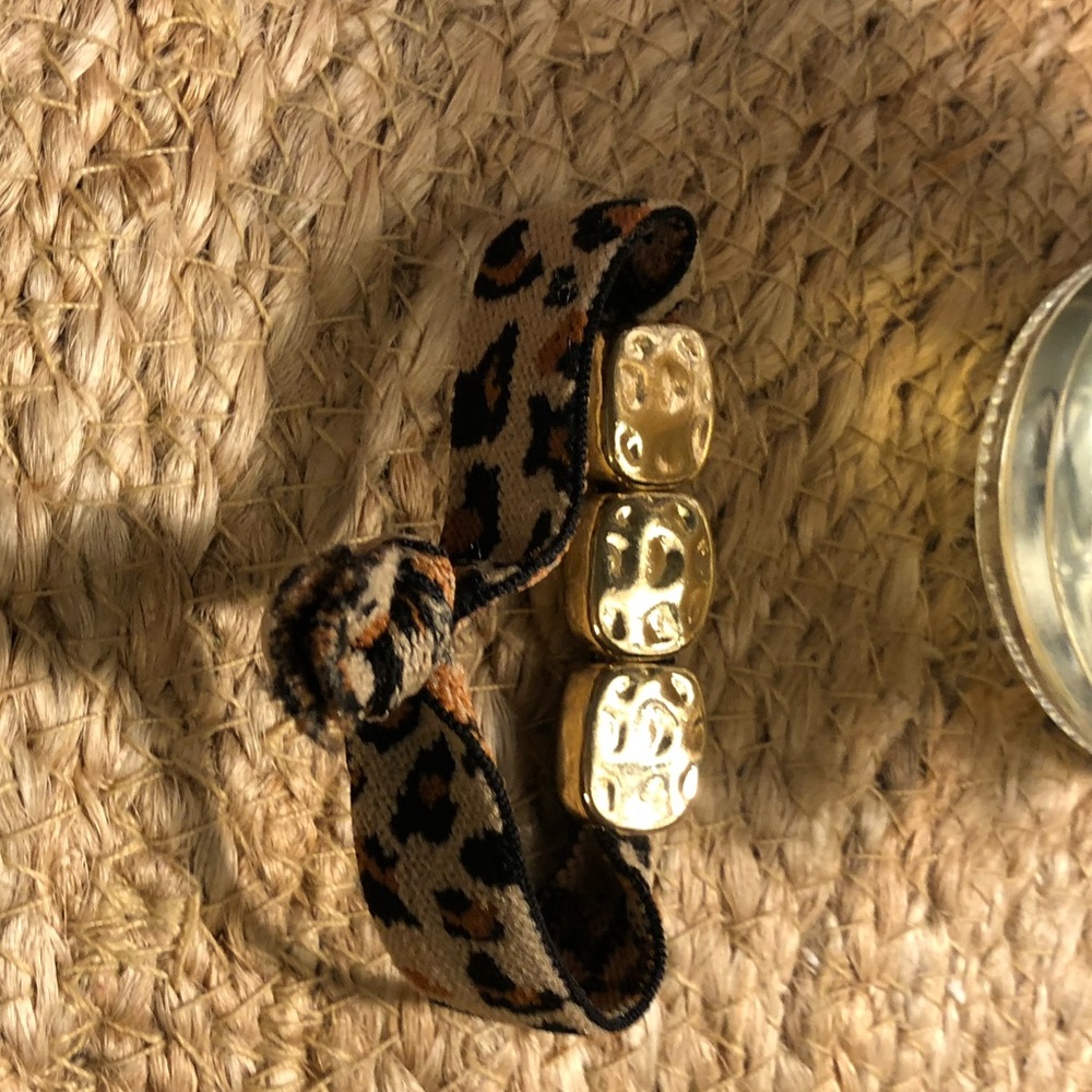 New Plunder Vallen Leopard Hair Tie Bracelet